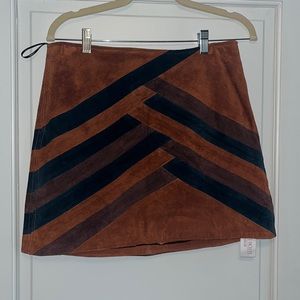 NWT BLANKNYC Suede Mini skirt size 29